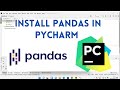 How To Install Pandas in PyCharm