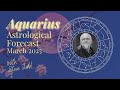 Aquarius Horoscope - March 2025