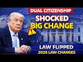 BREAKING: Dual Citizenship Law Changes February 2026 | Most People Don't Know