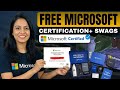 Microsoft Launches FREE AI Courses 2026 | Get Microsoft FREE Certificate + Swag