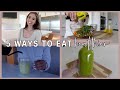 5 WAYS TO EAT HEALTHIER | Habits That WORK