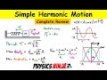 Simple Harmonic Motion - Complete Review of the Mass-Spring System