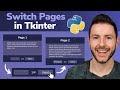 Python Tkinter GUI Application With Multiple Pages | Switch Pages in Tkinter | Tkinter Pagination
