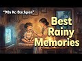 Ghibli Style Nostalgic Rainy Day 🌧️ | 90s Indian Childhood Peaceful Memories