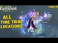 All Time Trial Challenge Locations in Luna IV | Nod-Krai | Genshin Impact 6.3