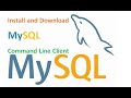 Download and Install MySql on windows | Download and Install SQL Command line Client