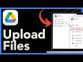 How To Upload Files To a Shared  Google Drive link