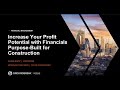 Increase Your Profit Potential with Financials Built for Construction
