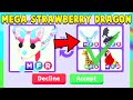 Trading MEGA STRAWBERRY SHORTCAKE BAT DRAGON in Adopt Me!