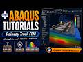 Railway track, Moving load, Abaqus with infinite elements