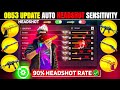 Free Fire Auto Headshot Trick 2026 Sensitivity | 2gb, 4gb, 6gb Ram Headshot Sensitivity Setting