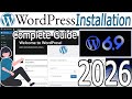 How to Install WordPress 6.9 in Localhost on Windows 10/11 [ 2026 ] Use WORDPRESS for FREE | Xampp