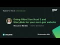 Going Nitro! Use Nuxt 3 and Storyblok for your next gen website by Alex Jover Morales