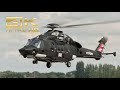 (4K) Eurocopter H175M EC-175 Airbus Helicopters F-WMXB arrival RAF Fairford RIAT 2022 AirShow