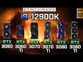 RTX 3060 vs RTX 3060 Ti vs RTX 3070 vs RTX 3070 Ti vs RTX 3080 vs RTX 3080 Ti  + i9 12900k / Test
