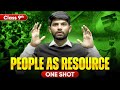 People as Resource | New One Shot | Class 9 Economics 2024-25 | Digraj Singh Rajput