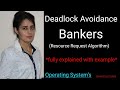 Lec24 Deadlock Avoidance: Bankers(Resource Request Algorithm) with example |Operating System