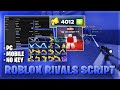 [🎯 FREE] Rivals Script – NO KEY | AIMBOT | UNLOCK ALL | SILENT AIM | SAFE FOR RANK