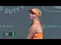 Highlights: Dubai R3 - Clara Tauson vs. Magda Linette - 2026 Dubai Duty Free Tennis Championships