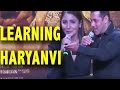 Salman Khan \u0026 Anushka Sharma On Learning Haryanvi Language For Sultan