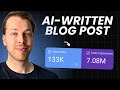 The Only REALISTIC Way to Use AI to Write Blogs