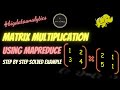 Matrix Multiplication by MapReduce | At A Glance! | #matrix #mapreduce #multiplication