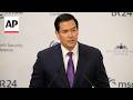 US and Europe 'belong together,' Marco Rubio tells Munich Security Conference