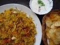 Vegetable Biryani - Lunch Box Recipe - Variety Rice - Indian Rice Varieties