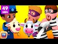 ChuChu TV Police Saving Milk - Narrative Story + More Fun Cartoons for Kids