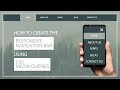 How to create the Responsive Navigation bar Using HTML and CSS -  Responsive Navigation Menu bar