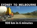 Driving Sydney to Melbourne via Hume Highway/Freeway M31: Gopro Timelapse