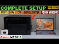 Canon Imageclass MF3010 Setup, Unboxing, Install Toner, Install Drivers In Win, Copy, Print \u0026 Scan !