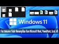 Document File Icons Missing/Not Showing Microsoft Word, PowerPoint, Excel, etc. Icons