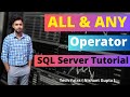 ALL and ANY Operators in SQL Server - Complete Guide