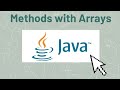 Java:Methods with 1D \u0026 2D Arrays