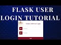 flask user login with MySQL tutorial