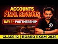🔴 Partnership LIVE Revision | Day 1 of 13 Days | Class 12 GSEB 2026