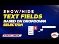 Show \u0026 Hide Fields based on Drop down selection in Adobe Acrobat PDF