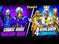INDIA'S TOP CRIMINALS VS HAKSON BHAI AND CHIKU BHAI 😱 GOLDEN CRIMINAL GAMEPLAY 🔥 GARENA FREE FIRE