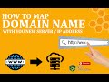 how to point your domain name with new server / ip address | domain name mapping tutorial