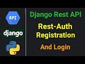 Django Rest Framework API #5 / Django Rest Auth Registration and Login.