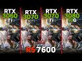RTX 3060 Ti vs RTX 3070 vs RTX 3070 Ti vs RTX 3080 10G | Ryzen 5 7600 | Tested in 15 games
