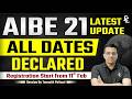 AIBE 21 Dates Out! 🚨 June 7 Exam | Registration Started (Full Schedule)  | Linking Laws | #AIBE21
