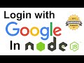 How to log in with Google in Node JS | Step-by-Step Login with Google Node JS