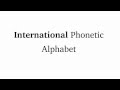 IPA Tutorial: Introduction to the International Phonetic Alphabet