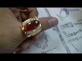 Make 18k gold handmade rings