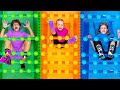 Good Habits Challenge with Color Balls \u0026 Fun Stickers! Dad vs Kids