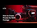 How to Create Proxies for Raw Video Footage: iconik watch folder transcoder tutorial