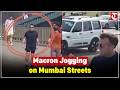 Macron Goes for Morning Jog in Mumbai During India AI Impact Summit Visit