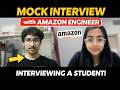 REAL DSA Mock Interview (Amazon Engineer) | Can the Student Solve It?